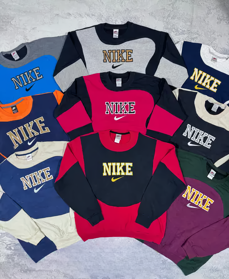 NIKE REWORK VINTAGE STYLE SWEATER A-GRADE